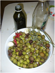 olive schiacciate o olive rotte
